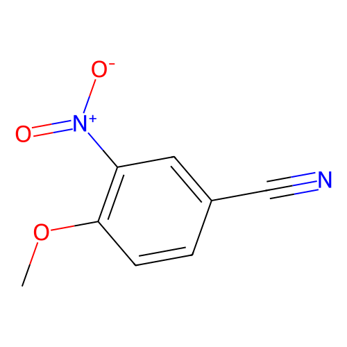 4-甲氧基-<em>3</em>-<em>硝基苯</em>甲腈，33224-23-6，<em>95</em>%