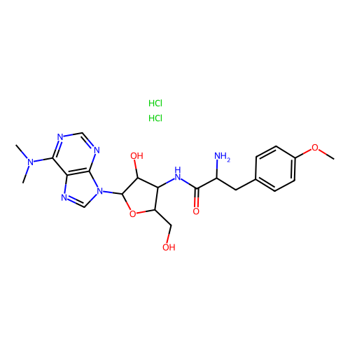二盐酸<em>嘌呤霉素</em>，58-58-2，超纯级