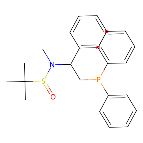 [S(R)]-<em>N</em>-[(1S)-2-(二苯基膦)-1-苯基<em>乙基</em>]-<em>N</em>-甲基-2-叔<em>丁基</em>亚磺酰胺，1824731-37-<em>4</em>，≥95%