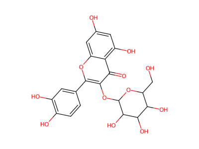 槲皮素 3-β-D-葡萄糖甙，482-35-9，分析标准品,98%
