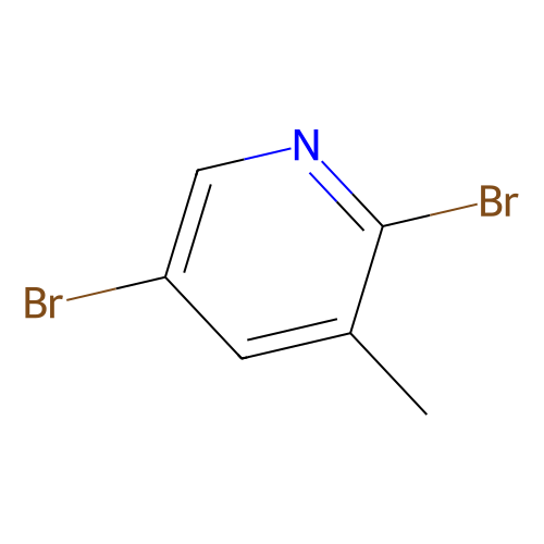 <em>2</em>,5-二溴-<em>3</em>-甲基吡啶，3430-18-0，>98.0%(GC)