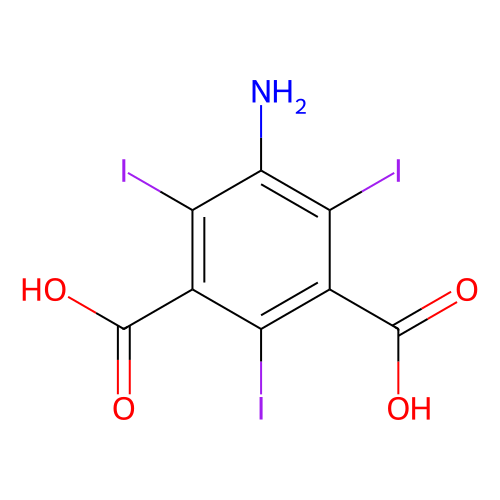 5-氨基-2,4,6-<em>三</em><em>碘</em>间<em>苯</em><em>二</em>甲酸，35453-19-1，>96.0%