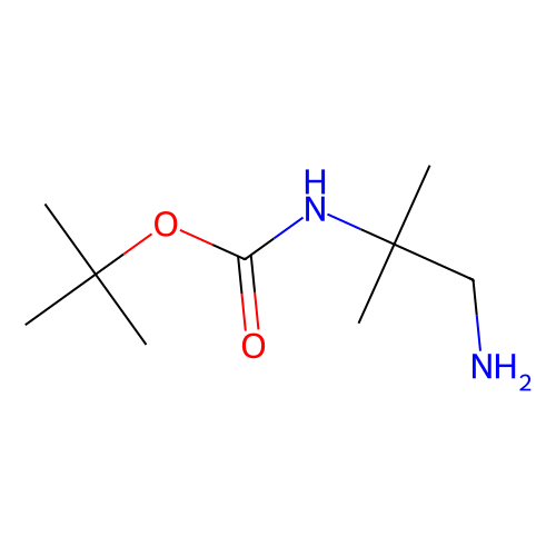 (1-氨基-<em>2</em>-甲基丙-<em>2</em>-基)氨基甲酸叔丁酯，320581-09-7，97%