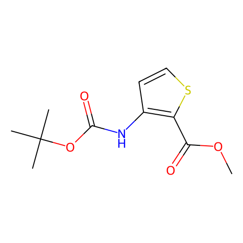3-(<em>叔</em><em>丁</em><em>氧</em><em>羰基</em><em>氨基</em>)噻吩-2-<em>羧酸</em>甲酯，149587-72-4，97%