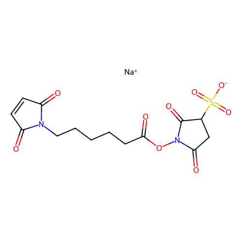 ε-马来酰<em>亚胺</em>己酸磺<em>基</em>琥珀酰<em>亚胺</em><em>酯</em> (Sulfo-EMCS)，215312-86-0，98%
