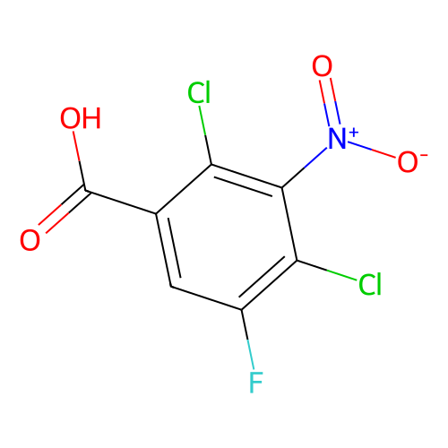 <em>2</em>,4-二氯-3-硝基-<em>5</em>-氟苯甲酸，106809-14-7，97%