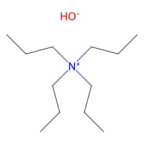 四丙基氢氧化铵，4499-86-9，1.0 M in H2O(cosolvent:~10% methanol