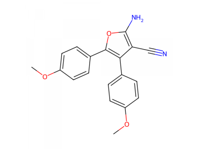 2-氨基-4,5-双(4-甲氧基苯基)呋喃-3-腈，94556-80-6，97%
