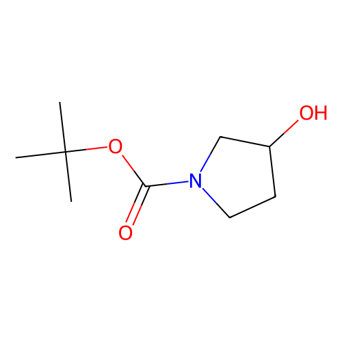 (S)-1-<em>Boc-3</em>-羟基吡咯烷，101469-92-5，98%