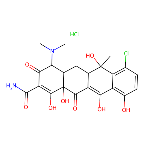 盐酸金霉素，64-72-2，<em>2mM</em> in <em>DMSO</em>