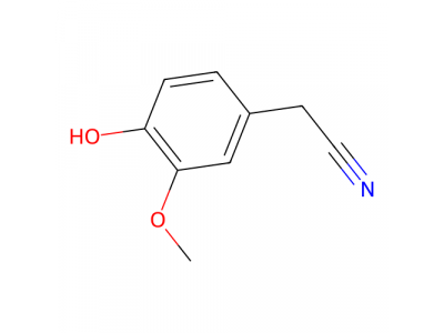 3-甲氧基-4-羟基苯乙腈，4468-59-1，97%