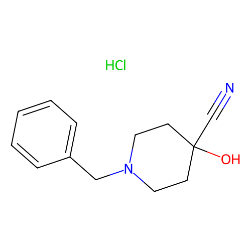 1-苄基-4-氰基-4-<em>羟基</em><em>哌啶</em>盐酸盐，71617-20-4，98%