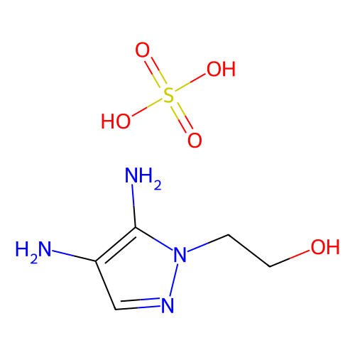 <em>4</em>,5-二氨基-<em>1</em>-(<em>2</em>-羟乙基)吡唑硫酸盐，155601-30-2，95%