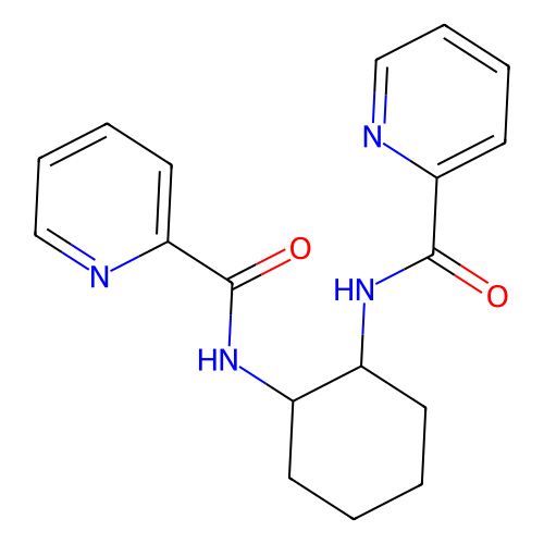 (-)-N,N'-(1<em>R</em>,2<em>R</em>)-1,2-二氨基环己烷二<em>基</em>双(2-吡啶甲酰胺)，218290-24-5，95%