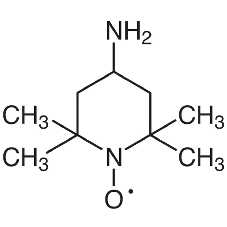 <em>4</em>-氨基-2,2,6,6-四甲基哌啶1-氧自由基，14691-88-<em>4</em>，>97.0%(GC)