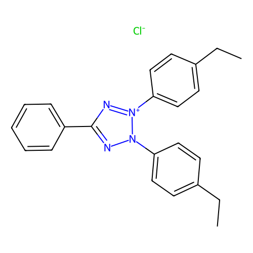 2,3-双(4-乙苯基)-5-苯基氯化<em>四</em><em>氮</em><em>唑</em>，104497-78-1，98%
