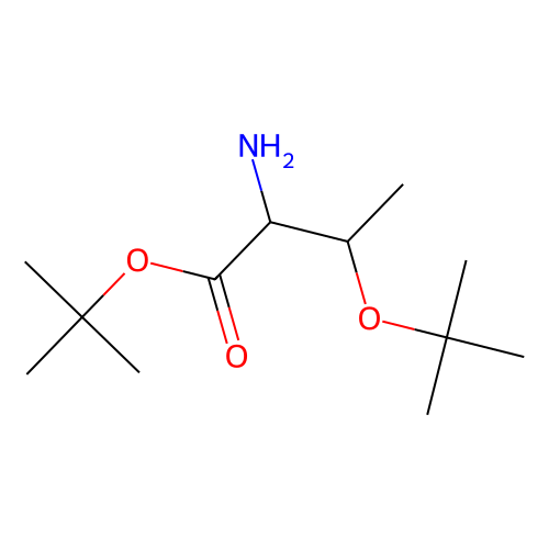O-叔丁基-<em>L</em>-<em>苏氨酸</em>叔丁<em>酯</em>，5854-78-4，96%