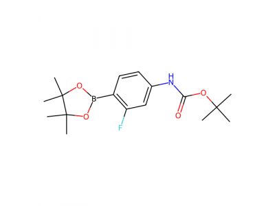 2-氟-4-Boc胺基苯硼酸频哪醇酯，1256256-45-7，97%