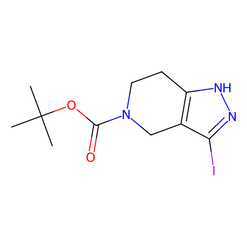 <em>3</em>-碘-1H,4H,<em>5H</em>,6H,7H-吡唑<em>并</em>[4,3-c]<em>吡啶</em>-5-羧酸叔丁酯，661487-17-8，95%