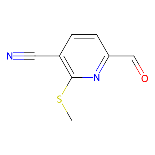 6-醛基-2-(甲巯基)烟碱氰基，<em>175277</em>-27-7，≧95%