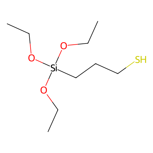 (3-<em>巯</em>丙基)三乙氧基硅烷，14814-09-6，>96.0%(GC)