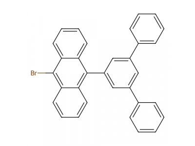 9-溴-10-(1,1':3',1''-三联苯-5'-基)蒽，474688-74-9，>98.0%(HPLC)