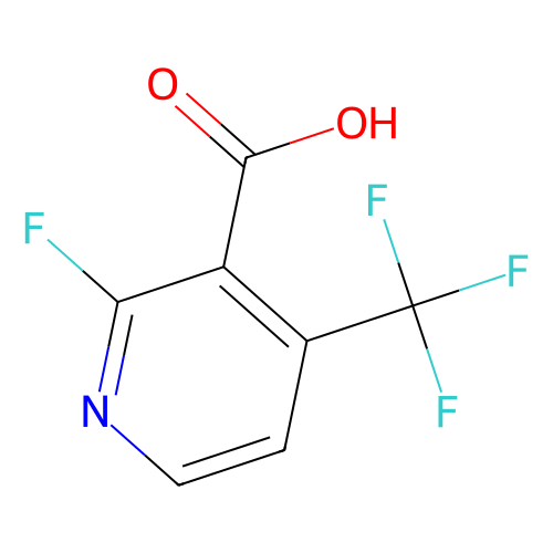2-氟-<em>4</em>-(三氟甲基)吡啶-3-<em>羧酸</em>，1040681-<em>74</em>-0，97%