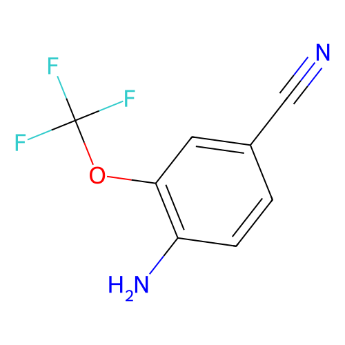 4-氨基-3-(三<em>氟</em><em>甲</em><em>氧基</em>)<em>苯</em><em>腈</em>，175278-23-6，98%