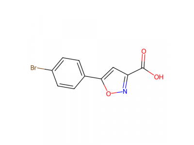 5-(4-溴苯基)异噁唑-3-羧酸，33282-23-4，95%