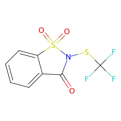 <em>2</em>-[(三氟甲基)硫基]-1,1-二氧化物-1,2-苯并异噻唑-<em>3</em>(<em>2H</em>)-酮，1647073-46-8，97%