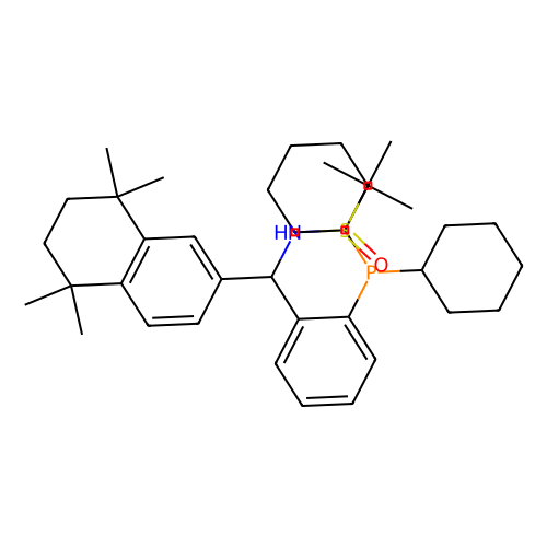 [S(R)]-N-[(S)-[2-(二环己基膦)苯基](<em>5,6,7</em>,8-<em>四</em><em>氢</em>-<em>5,5,8</em>,8-<em>四</em>甲基-2-萘基)甲基]-2-叔丁基亚磺酰胺，2398533-82-<em>7</em>，≥95%