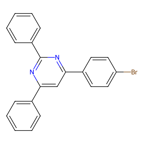 4-(4-溴<em>苯基</em>)-<em>2</em>,6-二<em>苯基</em><em>嘧啶</em>，58536-46-<em>2</em>，>98.0%(HPLC)(N)