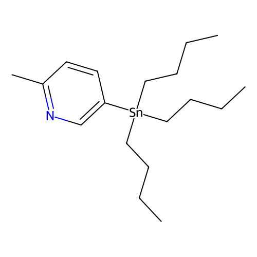2-甲基-5-(<em>三</em><em>丁基</em><em>锡</em>)吡啶，167556-64-1，96%