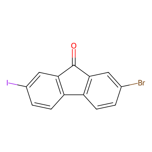 2-溴-7-碘-<em>9</em>H-芴-<em>9</em>-酮，867374-<em>53</em>-6，>98.0%(GC)