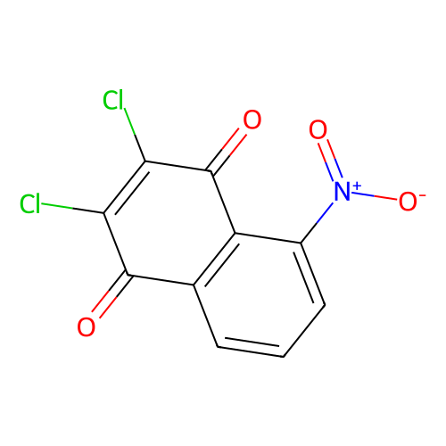 2,3-<em>二</em>氯-5-<em>硝基</em>-<em>1</em>,4-<em>萘</em>醌，22360-86-7，97%