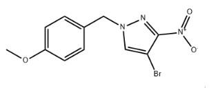 4-溴-1-(4-甲氧基苄基)-<em>3</em>-<em>硝基</em>-1H-<em>吡唑</em>，1455366-34-3，95%