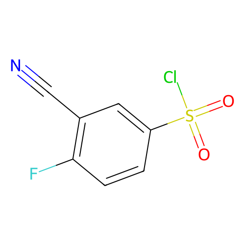 3-氰基-4-氟苯磺酰氯，351003-<em>23-1，95</em>%