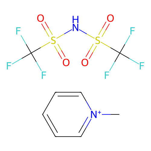 1-甲基吡啶鎓<em>双</em>(<em>三</em><em>氟</em>甲<em>磺</em><em>酰</em>基)<em>亚胺</em>，742086-10-8，98%
