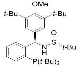 [S(R)]-N-[(R)-[3,5-二<em>叔</em><em>丁基</em>-<em>4</em>-甲氧基苯基][2-(二<em>叔</em><em>丁基</em>膦)苯基]甲基]-2-<em>叔</em><em>丁基</em>亚磺酰胺，≥95%