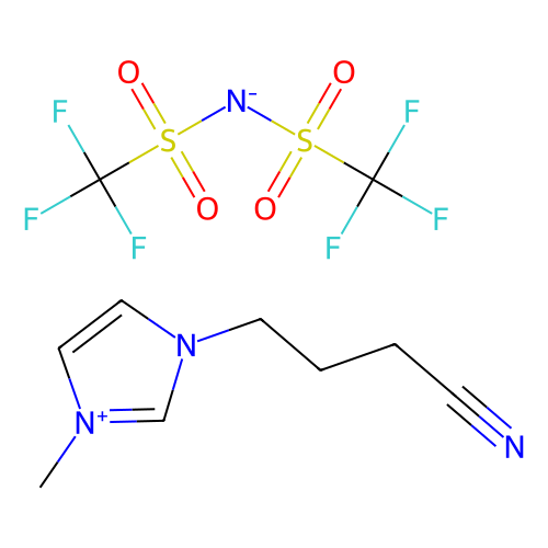 1-(3-<em>氰</em>丙基)-3-<em>甲基</em><em>咪唑</em>鎓双(三氟甲磺酰基)酰胺，778593-18-3，≥98%