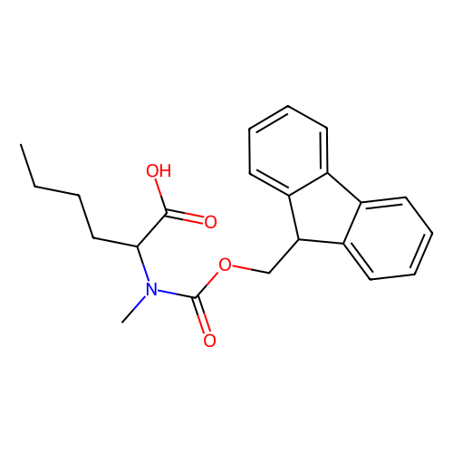 Fmoc-<em>N</em>-Me-正亮氨酸-OH，112883-42-8，≥96.0% (HPLC)