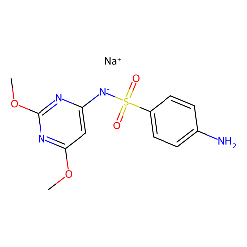 <em>磺胺</em>二甲氧嘧啶钠盐，1037-50-9，分析<em>标准</em><em>品</em>