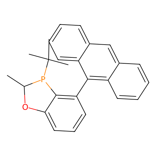 （<em>2R</em>，<em>3R</em>）-4-（蒽-9-基）-3-（叔丁基）-2-甲基-2,3-二氢苯并[d] [1,3]氧杂磷杂环戊烯，1477517-20-6，97%,>99% ee