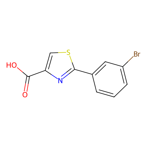2-(3-<em>溴</em>苯基)-1,3-<em>噻唑</em>-<em>4</em>-羧酸，886369-02-4，95%