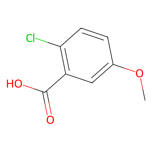2-氯-5-甲氧基苯甲酸，<em>6280</em>-89-3，>98.0%(GC)
