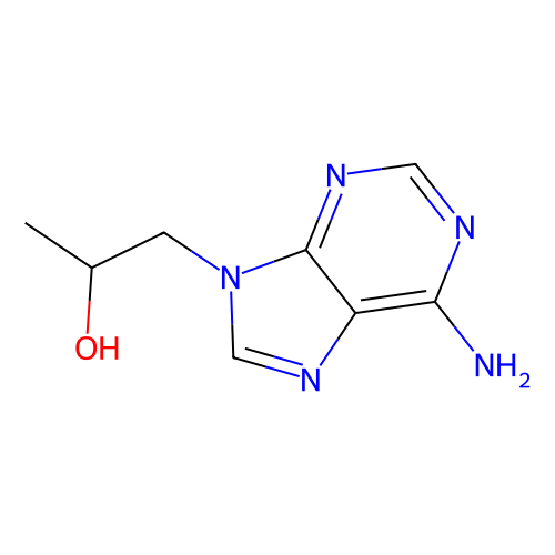 (R)-9-(<em>2</em>-<em>羟</em><em>丙基</em>)腺嘌呤，14047-28-0，>98.0%(HPLC)(T)