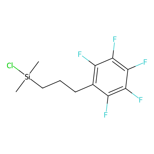 氯<em>二</em>甲基[3-(2,3,4,5,6-<em>五</em><em>氟</em><em>苯基</em>)丙基]硅烷，157499-19-9，>95.0%(GC)