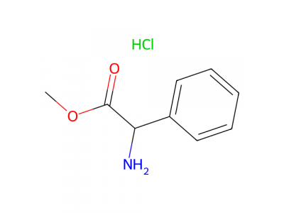 (S)-(+)-2-苯甘氨酸甲酯 盐酸盐，15028-39-4，97%