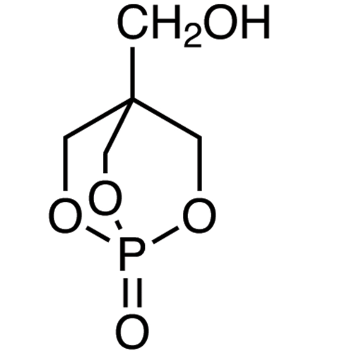 4-羟基甲基-<em>2,6</em>,7-三氧-<em>1</em>-磷杂双<em>环</em>[2.2.2]<em>辛烷</em><em>1</em>-氧化物，5301-78-0，≥98%