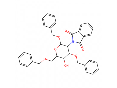 苄基2-脱氧-2-邻苯二甲酰亚胺基-3,6-二-O-苄基-β-D-吡喃葡萄糖苷，80035-36-5，97%